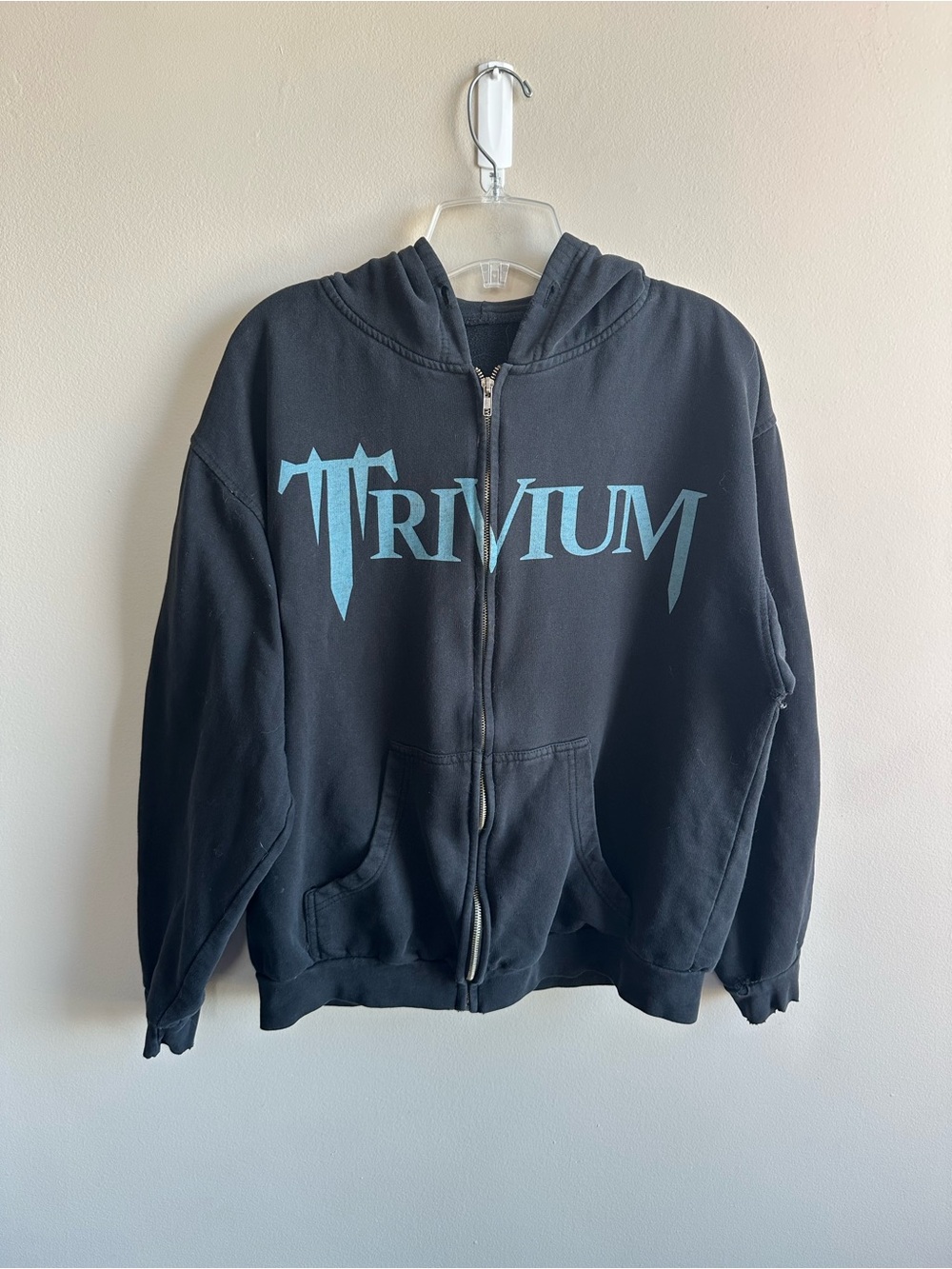 trivium heavy metal zip up hoodie
